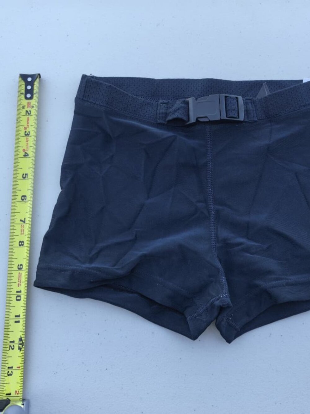 DKNY Active Black Performance Tech Running Shorts Built In Belt Size S Small